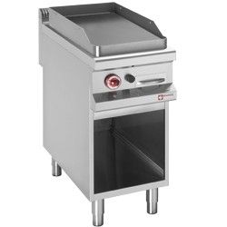 PLAQUE DE CUISSON GAZ LISSE SUR ARMOIRE OUVERTE