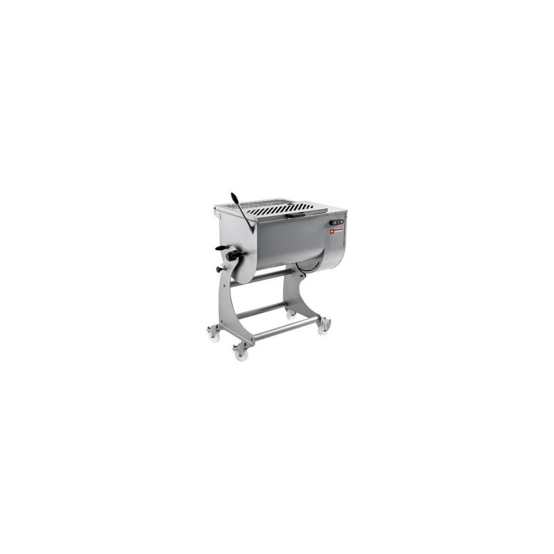 MELANGEUR A VIANDE,INOX,80KG,PIETEMENT/ROUES