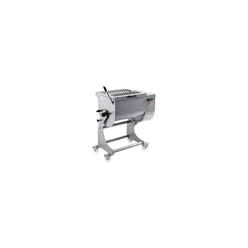 MELANGEUR A VIANDE,INOX,80KG,PIETEMENT/ROUES