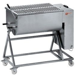 MELANGEUR A VIANDE,INOX,120KG,PIETEMENT/ROUE