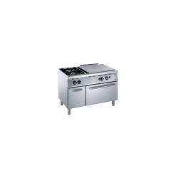 FOURNEAU 2X5 5KW+PLAQUE COUP FEU+FOUR GAZ GN2/1 AR.N