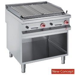 GRILL PIERRE LAVE 2x1/2 ARMOIRE + GRIL CUISSON OUVERTE