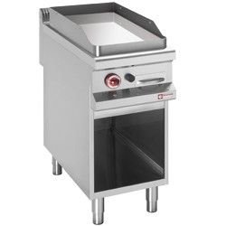 GRILLADE FRY TOP GAZ + PLAQUE CHROME DURE