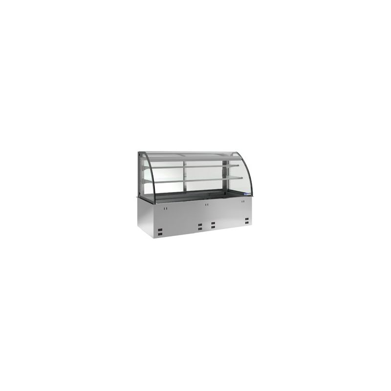 Élément cuve et vitrine sur 2 niveaux fermée, réfrigérées, ventilées, 2x GN 1/1 Élément cuve et vitrine sur 2 niveaux fermée, réfrigérées, ventilées, 2x GN 1/1