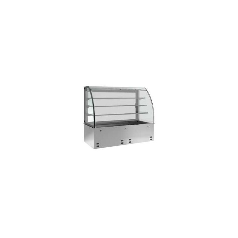 Élément cuve et vitrine sur 3 niveaux fermée, réfrigérées, ventilées, 2x GN 1/1 Élément cuve et vitrine sur 3 niveaux fermée, réfrigérées, ventilées, 2x GN 1/1