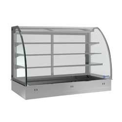 Élément top et vitrine sur 3 niveaux fermée, réfrigérés, ventilés, 2x GN 1/1