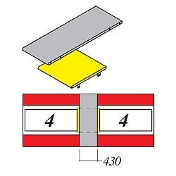 ELEMENT INTERMEDIAIRE POUR 4/4