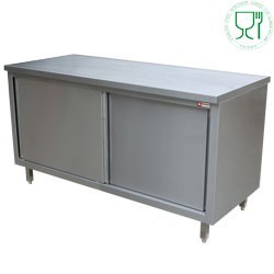 Table sur armoire neutre