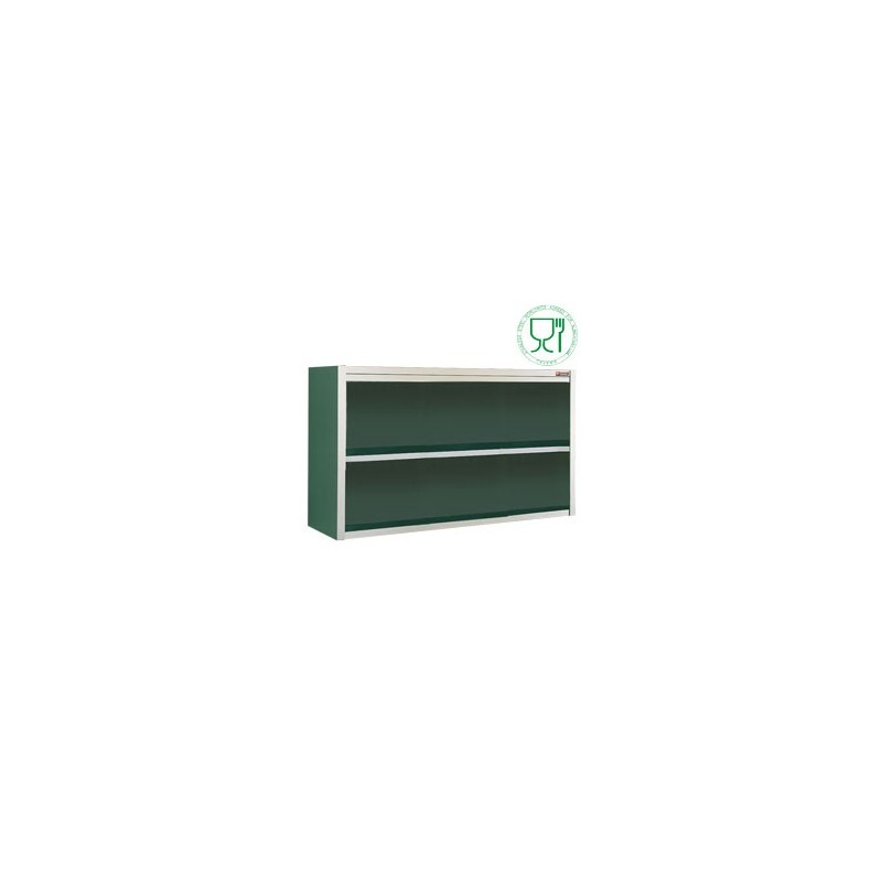 Armoire murale ouverte / logo stainless steel worldwide agreed for alimentation