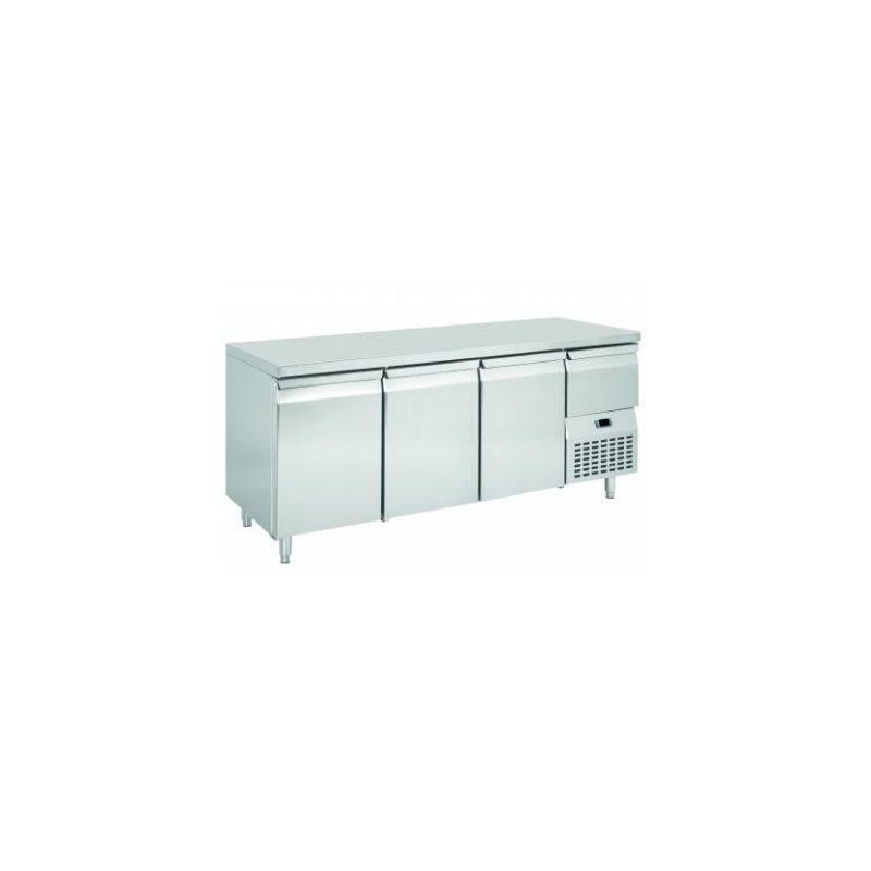 Table réfrigérée ventilée pour boulangerie 3 portes Table réfrigérée ventilée pour boulangerie 3 portes
