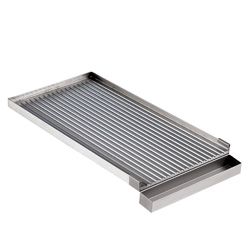 PLAQUE DE CUISSON RAINURÉE, 2 FEUX