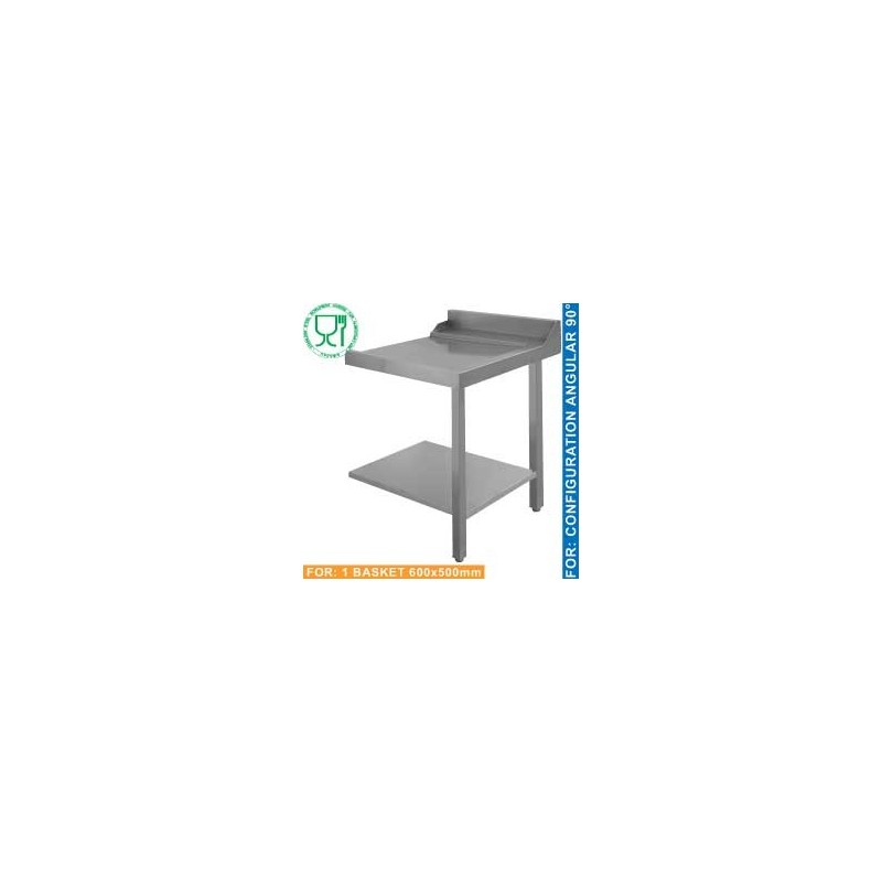 Table de sortie "droite" configuration 90°