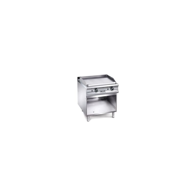 Plaque de cuisson lisse gaz sur armoire ouverte MBM Plaque de cuisson lisse gaz sur armoire ouverte MBM
