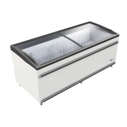 CONGELATEUR COFFRE COUVERCLES VITRES COULISSANTS PLATS