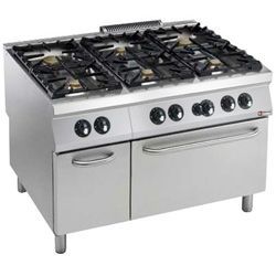 Cuisinière 6 feux vifs gaz -TOP-