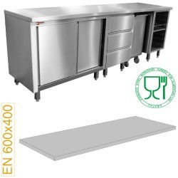 Module pâtisserie top 500 inox 15/10