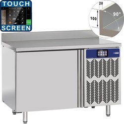 Tables de congélation rapide murale, TOUCH SCREEN,6x 600x400 (20-12 Kg)