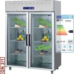 ARMOIRE VITRINE DE CONGÉLATION 1400L (GN2/1)