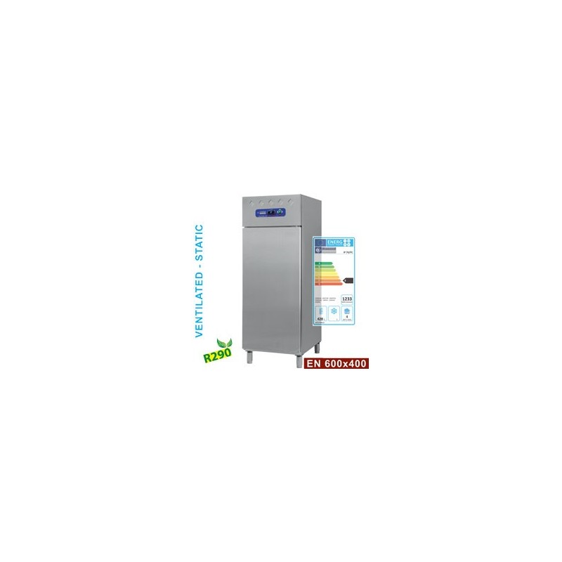 Armoire frigorifique EN 600x400, ventillé/statique 1 porte
