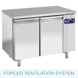 TABLE FRIGO. VENT. 2 PT.GN1/1 (SANS GROUPE)