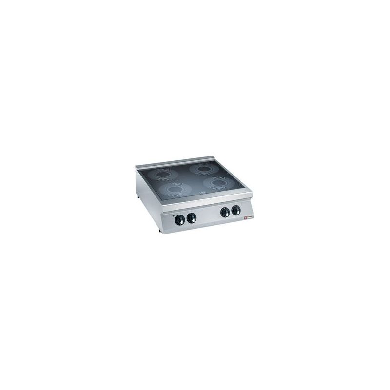 CUISINIÈRE ÉLECTRIQUE VITROCÉRAMIQUE 4 ZONES-TOP