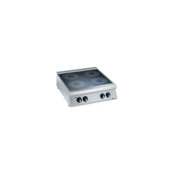 CUISINIÈRE ÉLECTRIQUE VITROCÉRAMIQUE 4 ZONES-TOP