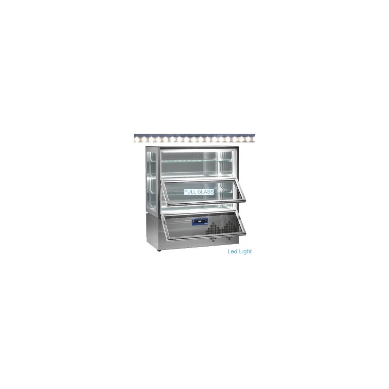 Vitrine Boulangerie "FULL vitrée", 4 niveaux, 2 portes, ventilée Vitrine Boulangerie "FULL vitrée", 4 niveaux, 2 portes, ventilée