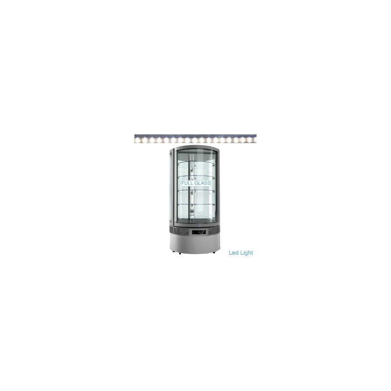 Vitrine Boulangerie Cylindrique "FULL vitrée", 5 niveaux, ventilée Vitrine Boulangerie Cylindrique "FULL vitrée", 5 niveaux, ventilée