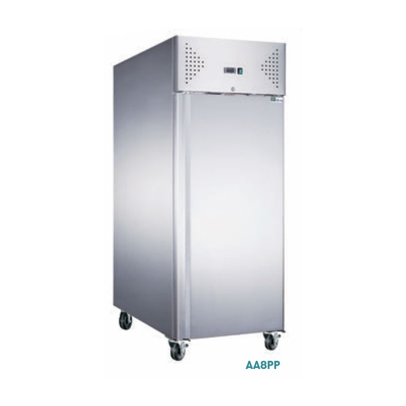 Armoire réfrigérée positive 1 porte pleine 737 L - Inox (AA8PP)