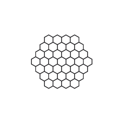 Diviseuse hexagonale semi-automatique 37m division