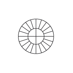 Diviseuse ronde semi-automatique 20 divisions