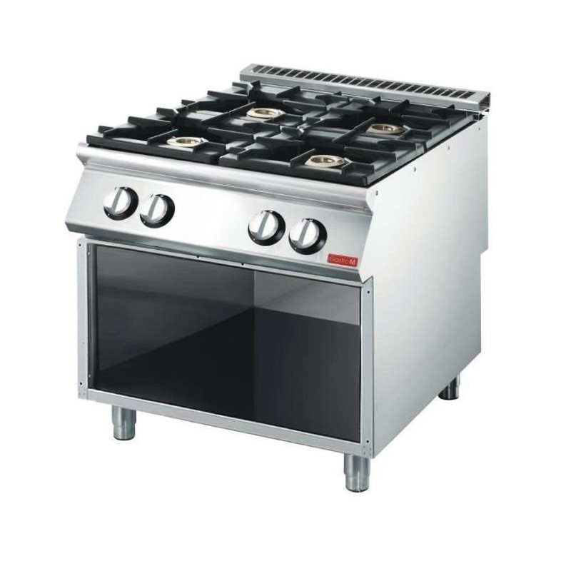 Fourneau gaz 4 feux vifs Gastro M 70/80 PCG Fourneau gaz 4 feux vifs Gastro M 70/80 PCG