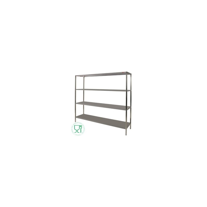 Étagère de rangement 4 niveaux 1200x500mm Étagère de rangement 4 niveaux 1200x500mm