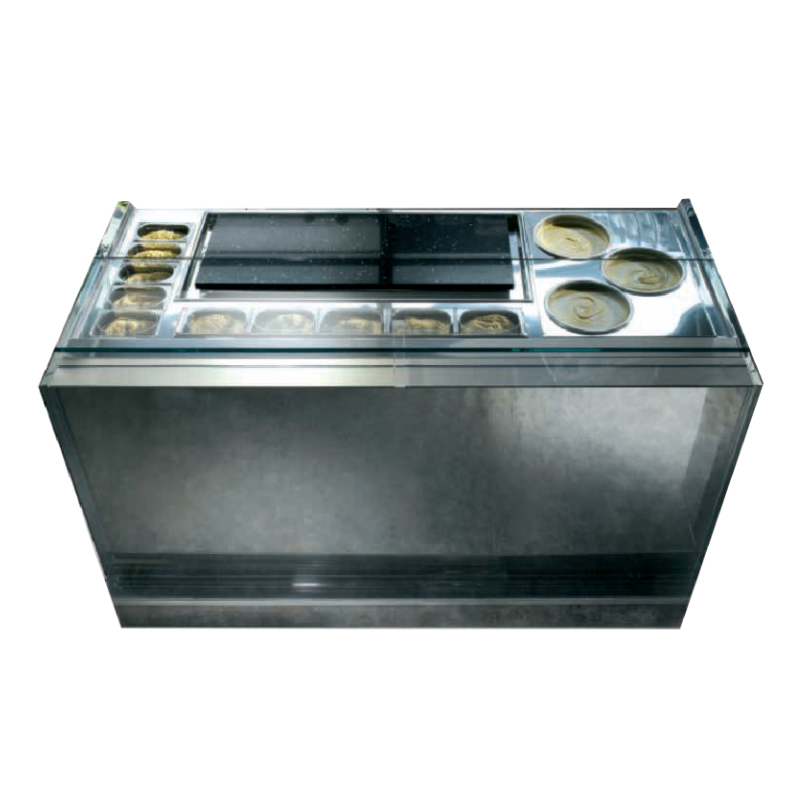 Vitrine à glace GN1/9 à la spatule 1320 mm ISA Vitrine à glace GN1/9 à la spatule 1320 mm ISA