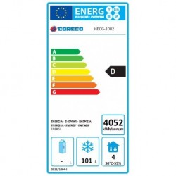 Armoire GN2/1 crémaillères négative 2 portes