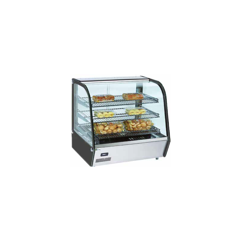 Vitrine chaude à poser service arrière vitre bombée 120 L (RTR-120L) Vitrine chaude à poser service arrière vitre bombée 120 L (RTR-120L)
