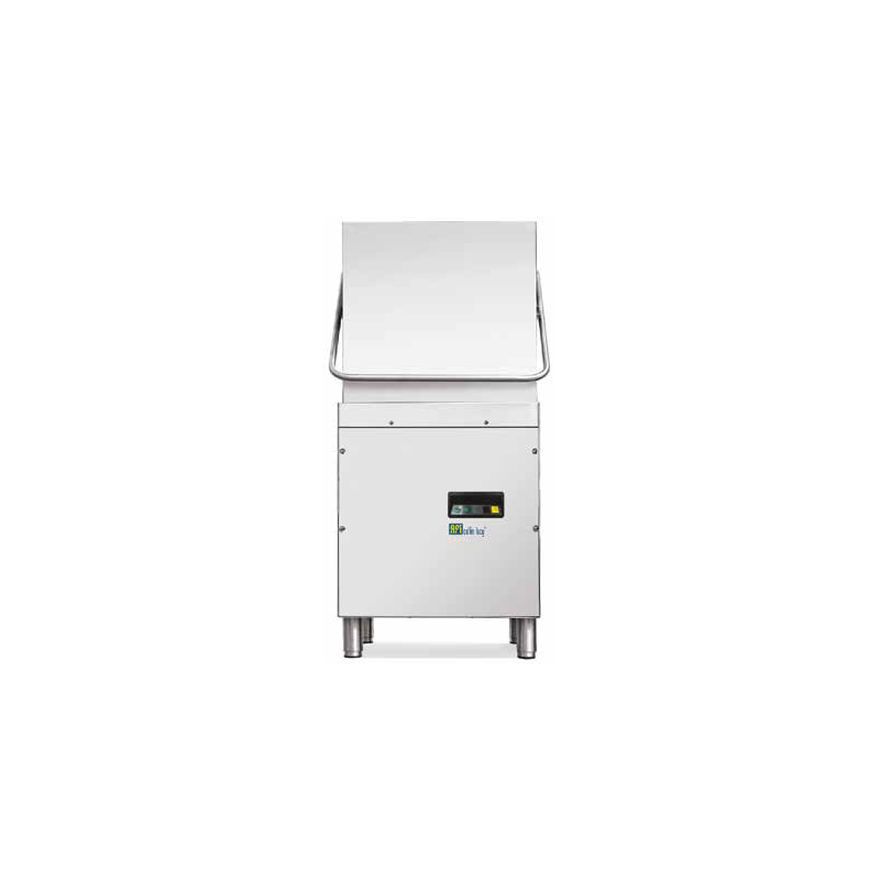 Lave-vaisselle à capot 50X50 - inox AISI 304 - Sans adoucisseur - Tri 400 V (LVSH100)