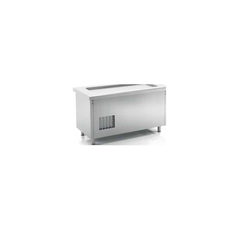 Station de service froide en inox pour buffets
