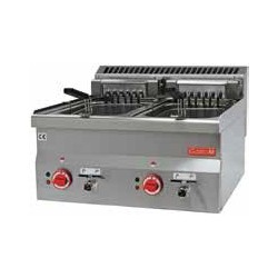 Friteuse professionnelle électrique - 2 x 10 L.