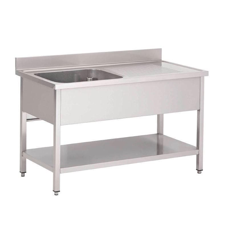 Table Entrée Lave Vaisselle avec bac simple à gauche Table Entrée Lave Vaisselle avec bac simple à gauche