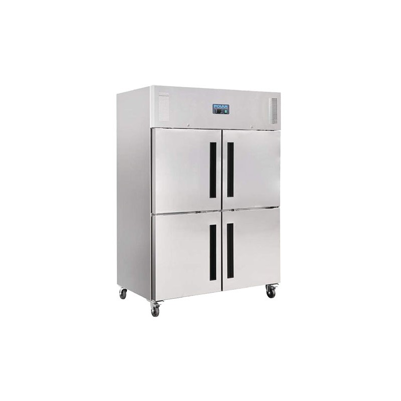 Armoire réfrigérée positive double 2 portillons GN 2/1 Polar, matériel horeca Armoire réfrigérée positive double 2 portillons GN 2/1 Polar, matériel horeca