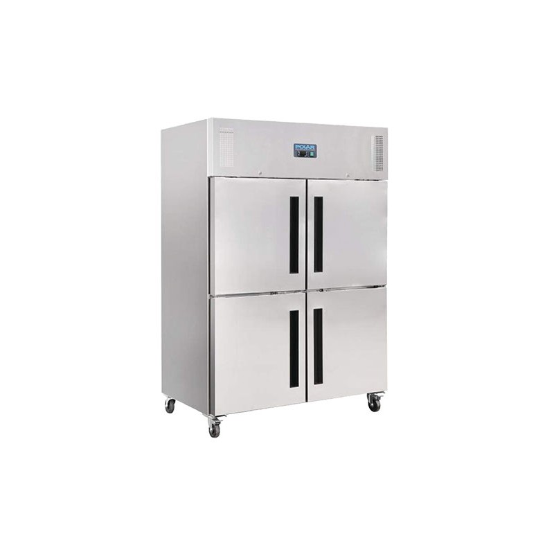 Armoire réfrigérée positive double 2 portillons GN 2/1 Polar, matériel horeca