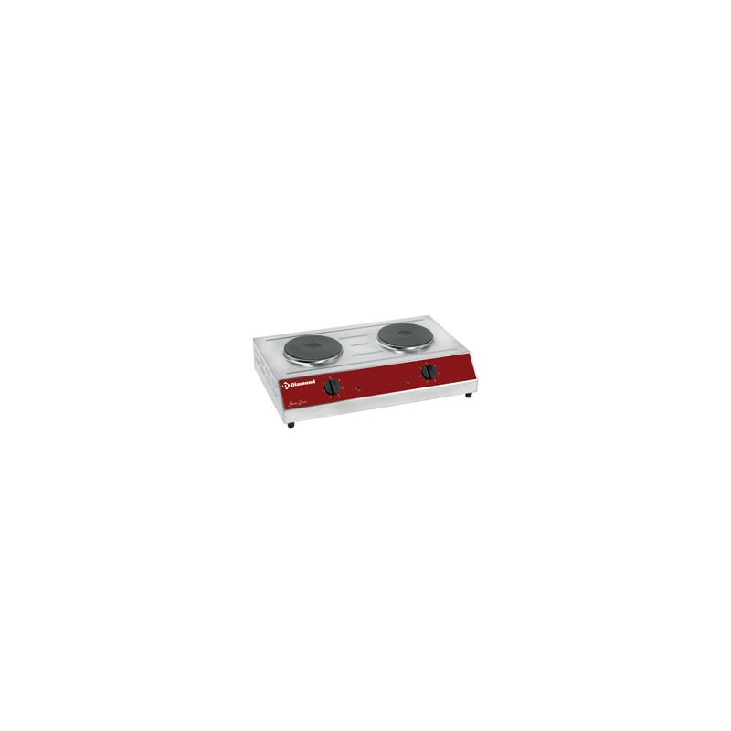 RÉCHAUD ÉLECTRIQUE DE TABLE 2 PLAQUES (2+1.5 kW) RÉCHAUD ÉLECTRIQUE DE TABLE 2 PLAQUES (2+1.5 kW)
