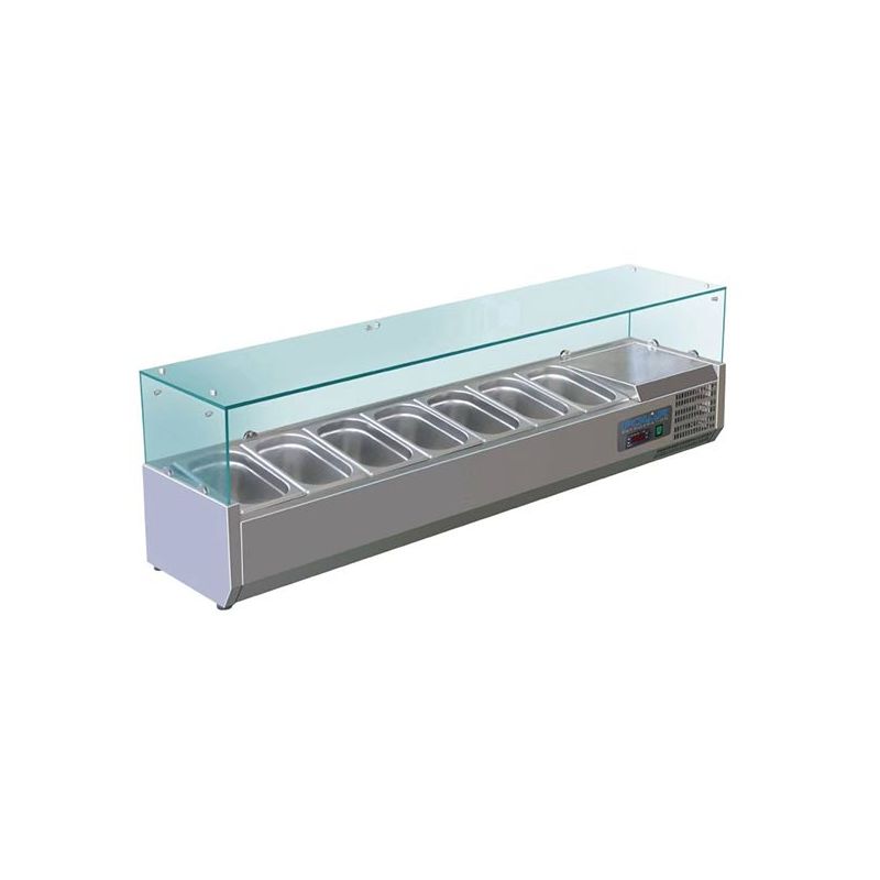 Vitrine réfrigérée Polar 7 GN 1/4 Vitrine réfrigérée Polar 7 GN 1/4
