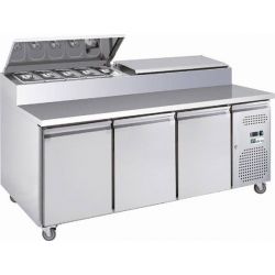 MEUBLES DE PRÉPARATIONS série star extérieurs et intérieurs inox évaporateur traité (AAS38PP)