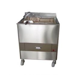 Barbecue portugais, rod700, 1 grille rotative et 1 fixe