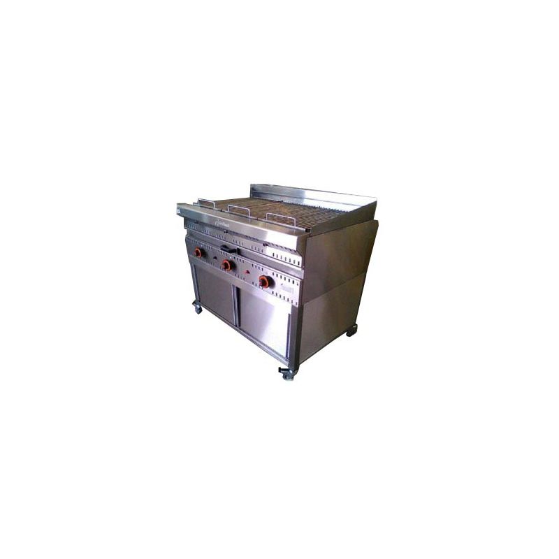 BARBECUE PORTUGAIS GAZ GRILLE FIXE SUR MEUBLE 1300 BARBECUE PORTUGAIS GAZ GRILLE FIXE SUR MEUBLE 1300
