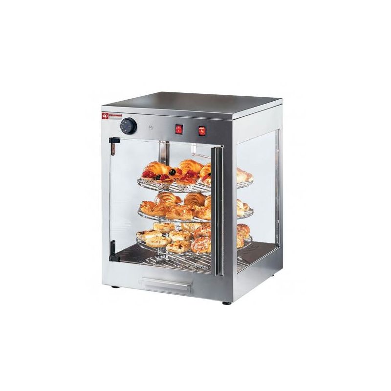 Vitrine chauffante rotative D.420 mm Vitrine chauffante rotative D.420 mm