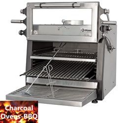 copy of Four-BBQ à charbon, GN 1/1 (60 Kg/h), Inox