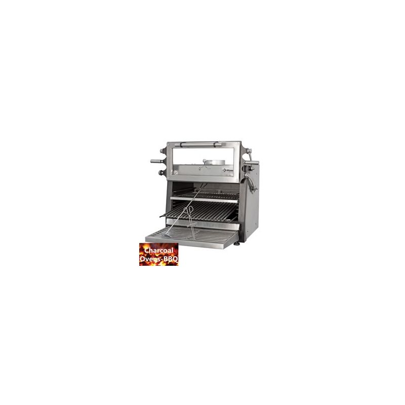 copy of Four-BBQ à charbon, GN 1/1 (60 Kg/h), Inox